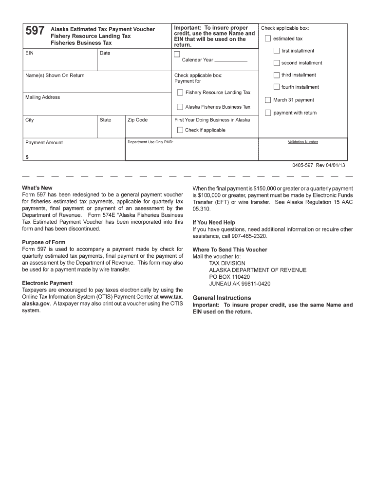 alaska tax voucher Preview on Page 1