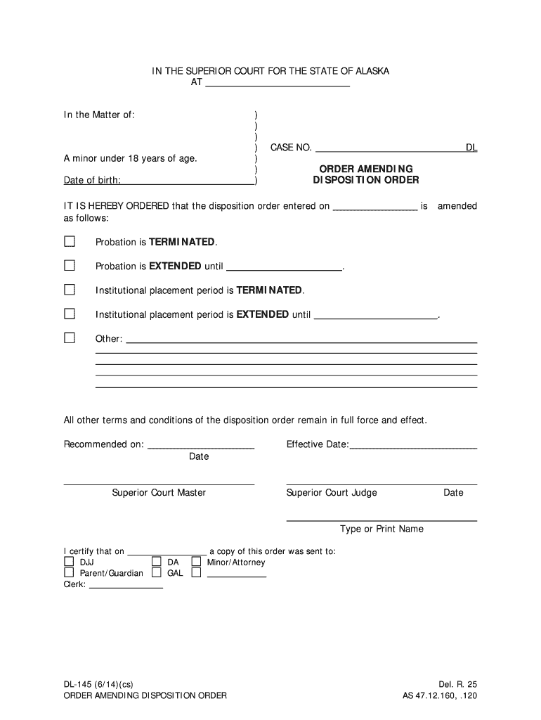 DL-145 - Alaska Court Records - State of Alaska Preview on Page 1