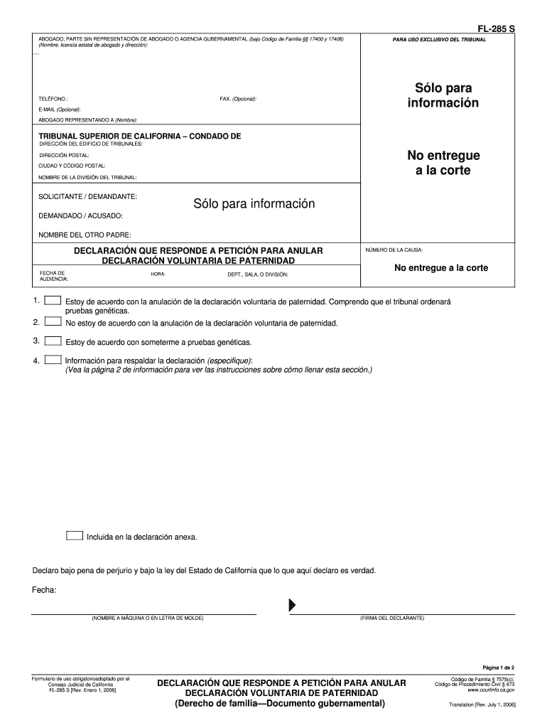 california anular voluntaria latest Preview on Page 1