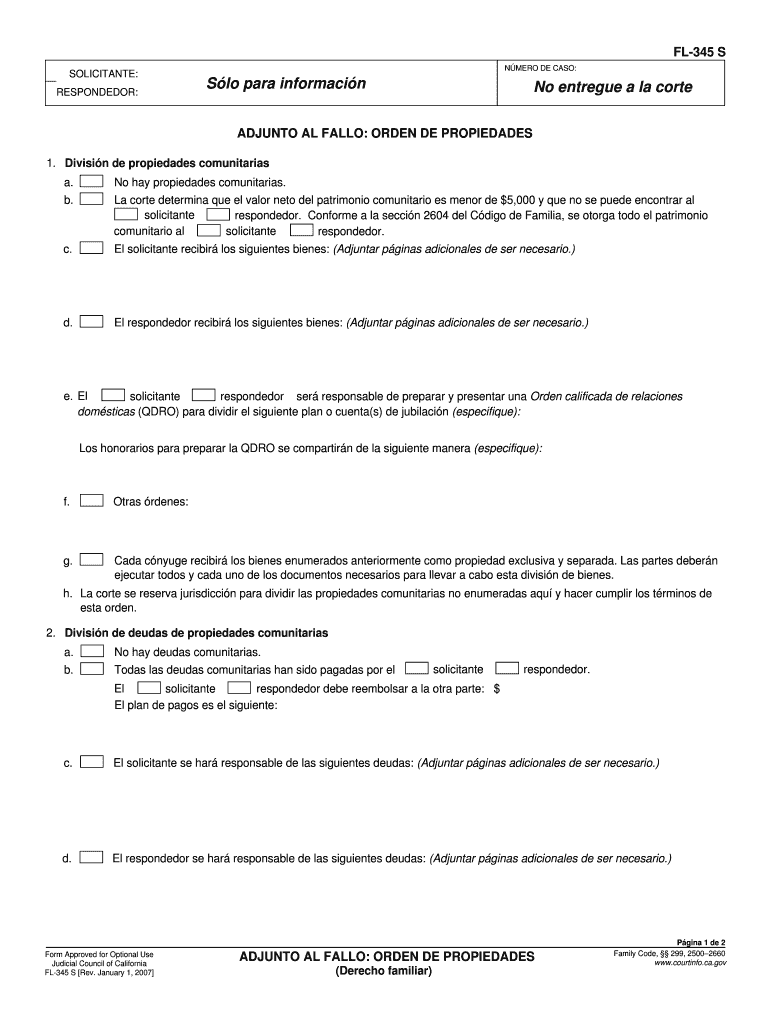 respondedor bienes sample Preview on Page 1