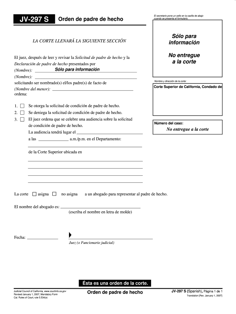JV-297 S.v4.100606.mc.ofm - California Courts - courts ca Preview on Page 1