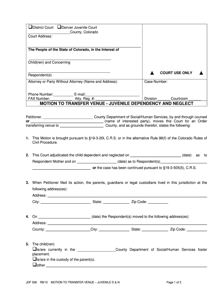 motion venue dependency Preview on Page 1