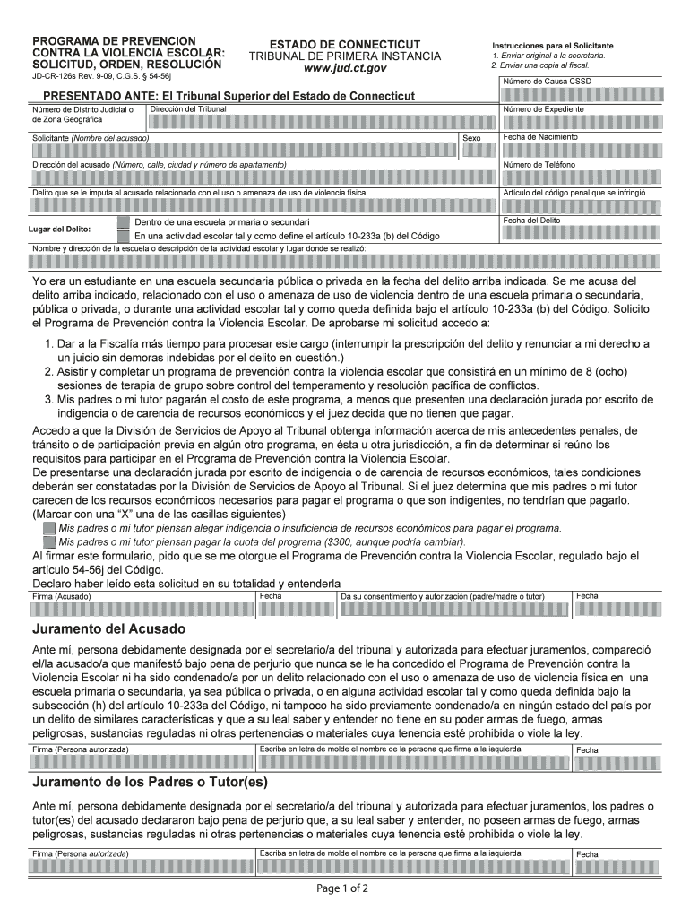 connecticut prevencion Preview on Page 1