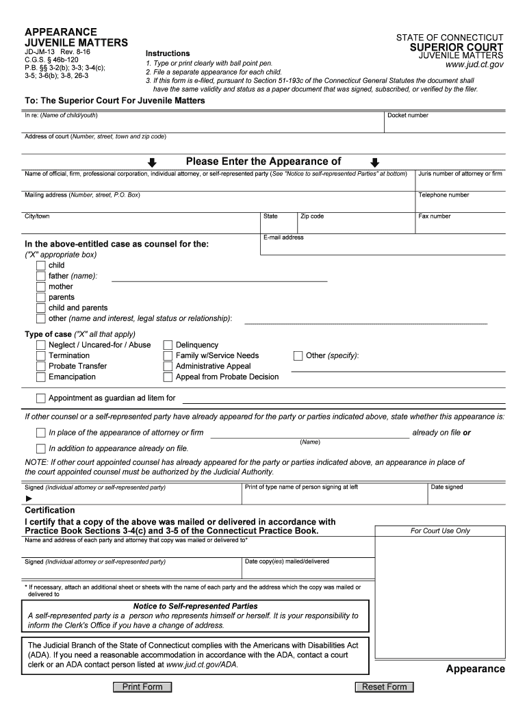 jm13 form Preview on Page 1