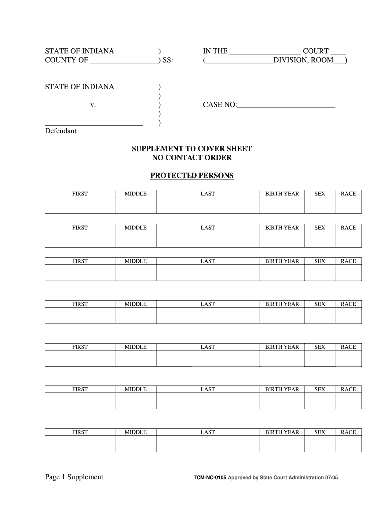 sheet no contact Preview on Page 1