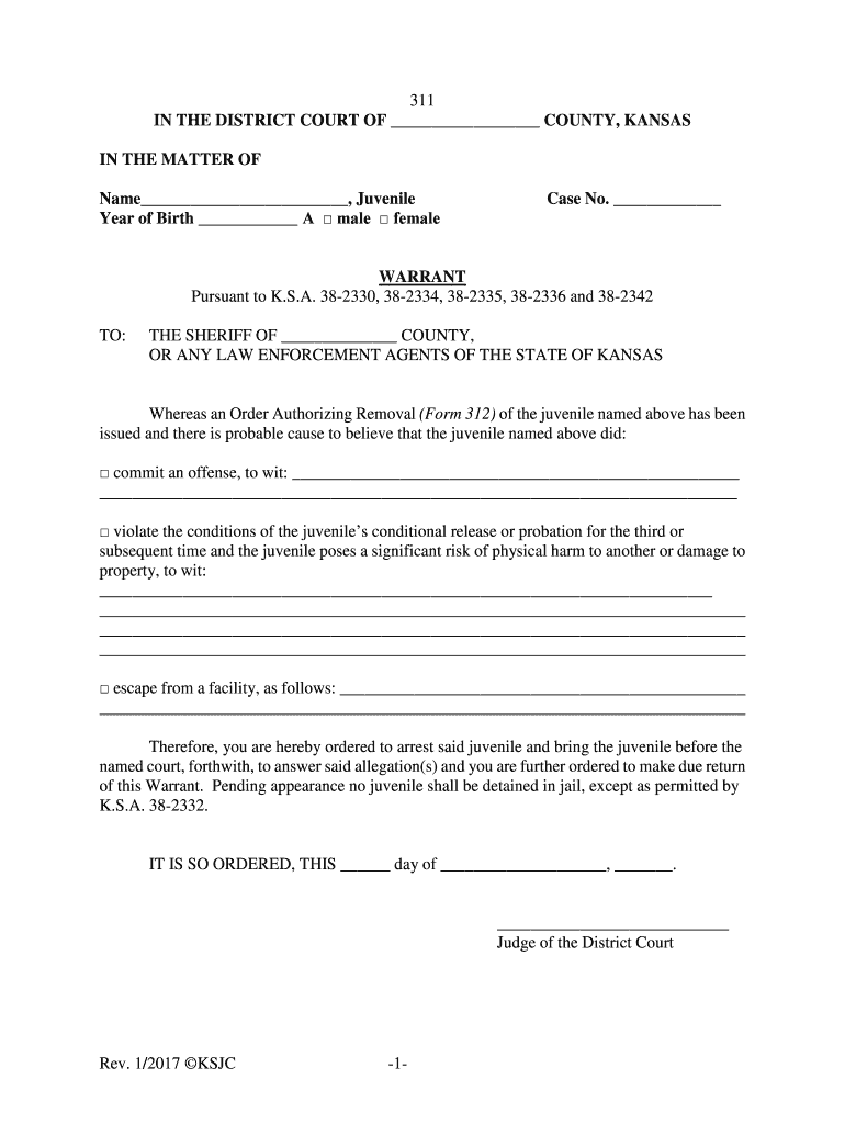 Rev 1 2017 KSJC Kansas Judicial Council kansasjudicialcouncil Fill out & sign online DocHub
