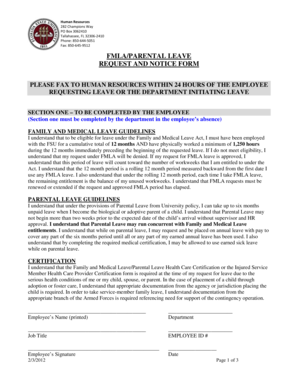 Retirement letter to employer - FMLARequest&Notice.doc - hr fsu