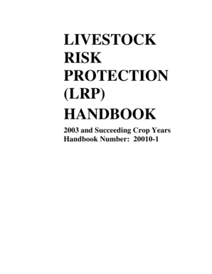 Livestock Risk Protection Application