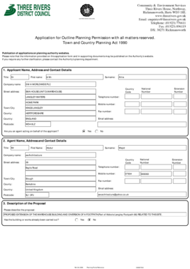 Outline Planning Permission Application