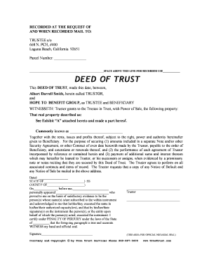 California Deed of Trust