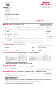 Value Line Mutual Funds Application