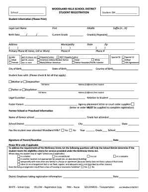 Student Registration Form