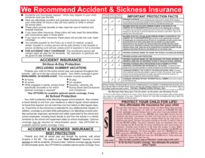 Student Accident and Sickness Insurance Application