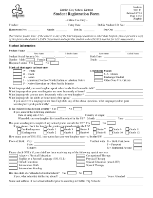 Student Registration Form