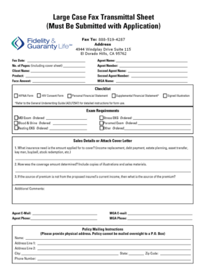 Insurance Application Form