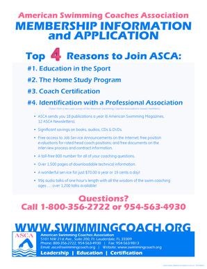 ASCA Membership Application
