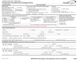 LifeWise Health Plan Employee Enrollment Form