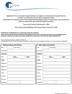 UK Planning Permission Extension Application