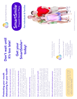 SmartSmiles Dental Plan Enrollment Form