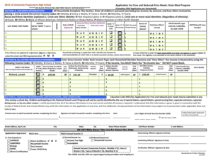 2013-14 Free and Reduced-Price Meals Application