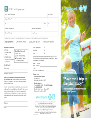 Wellmark Prescription Order Form