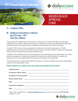 Broker-Dealer Approval Form