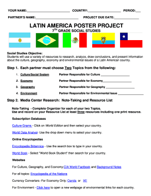 latin america research topics