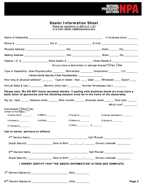 National Powersport Auctions Dealer Registration