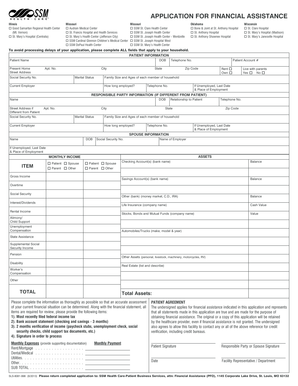 Financial Assistance Application