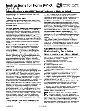 IRS Form 941-X