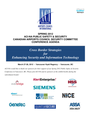 ACI-NA PUBLIC SAFETY & SECURITY - aci-na