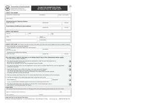 Stamp Duty Exemption Claim Form
