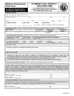Medicare Wrap-Around Claim Form