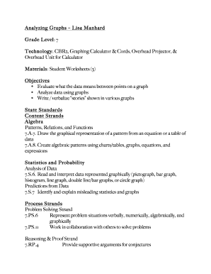 Analyzing Graphs Worksheet