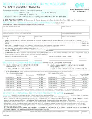 Request for Change in Membership