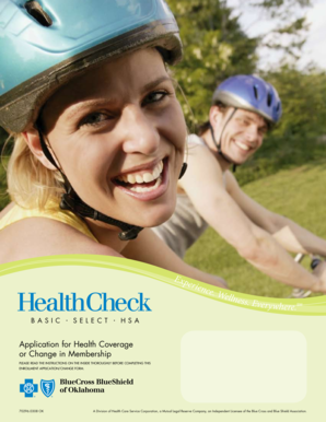 Health Check Application or Change in Membership