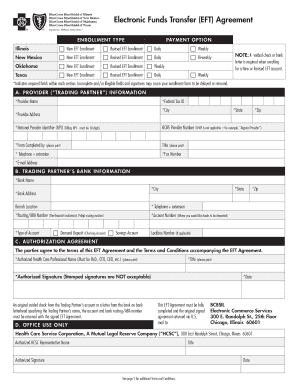 Electronic Funds Transfer Agreement