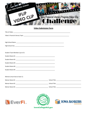 Video Submission Form