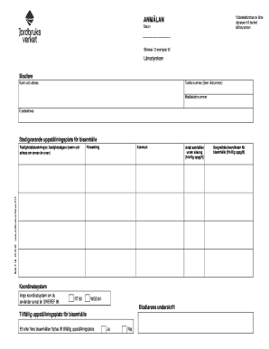 Swedish Beekeeping Notification Form