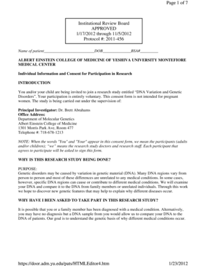Research Participation Consent Form