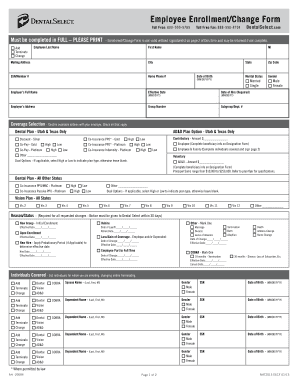 Employee Enrollment/Change Form