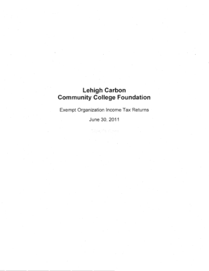 Form 990 Exempt Organization Income Tax Return
