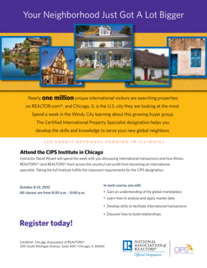 Certified International Property Specialist Registration Form