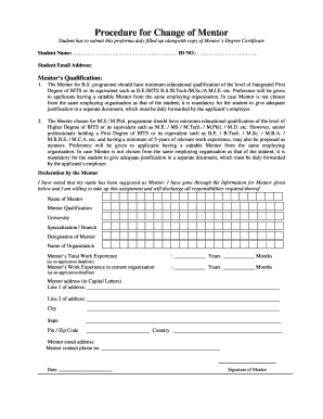 Business projections template - bits wilp mentor