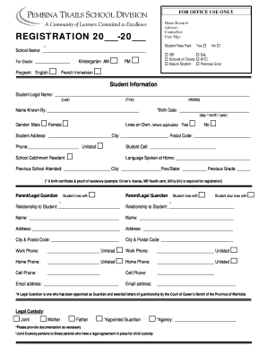 Student Registration Form