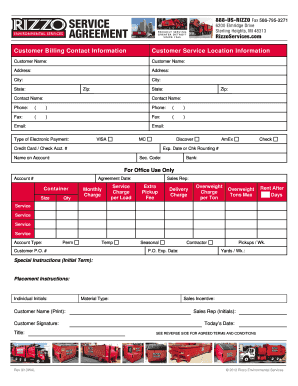 Waste Collection Service Agreement