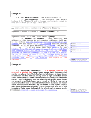 Standard Sublease Agreement