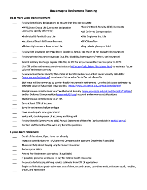 Roadmap to Retirement Planning