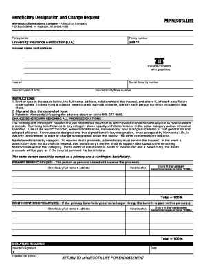 Beneficiary Designation Form