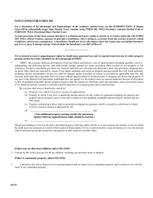 WILL–Residuary Marital Trust